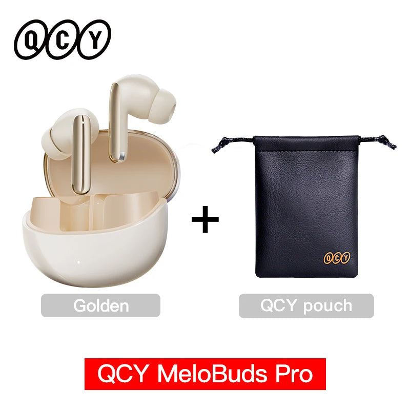 QCY MeloBuds Pro ANC Wireless Earbuds – LDAC, 46dB Noise Cancelling