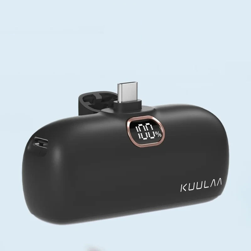 KUULAA 5000mAh Mini Power Bank – Fast Charging Portable Charger
