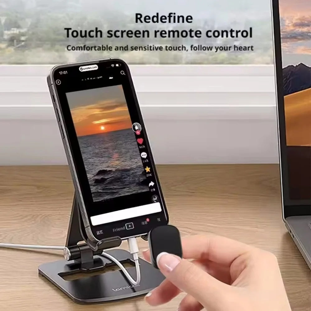 Mini Bluetooth Page Turner Remote – Touchpad Ring for iPhone, Android & iPad
