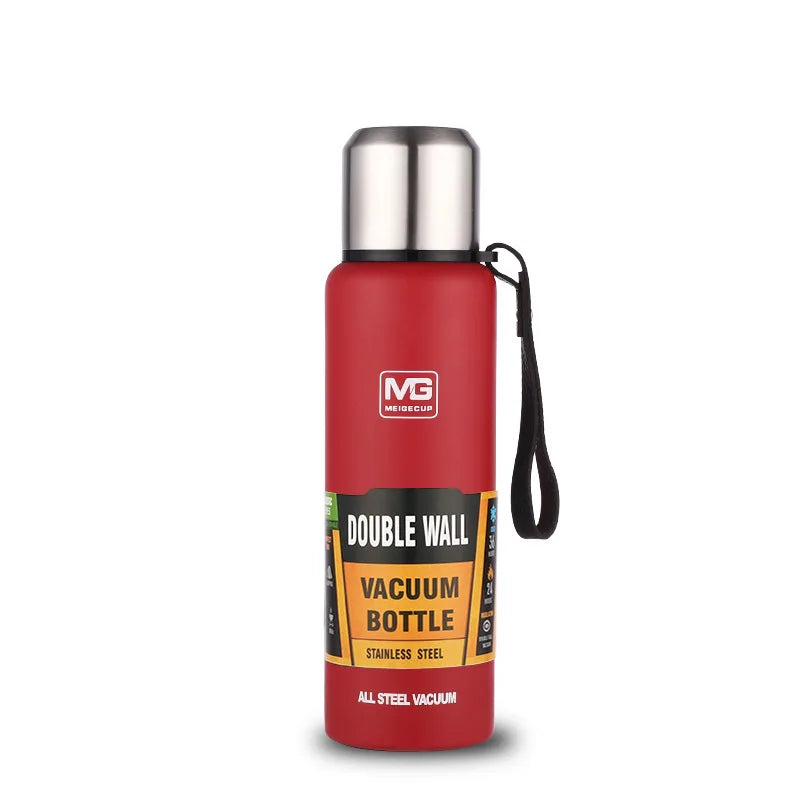 Stainless Steel Vacuum Insulated Thermos Bottle 500ml–1500ml