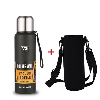 Stainless Steel Vacuum Insulated Thermos Bottle 500ml–1500ml