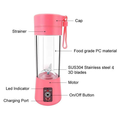 Portable USB Mini Blender for Smoothies & Juices