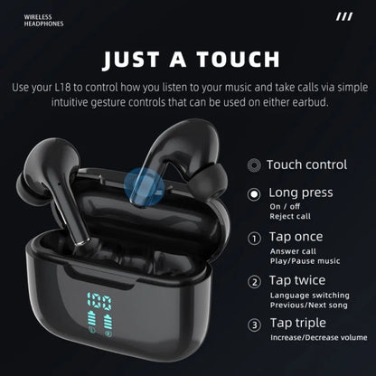 Wireless Bluetooth Earbuds – HiFi Stereo TWS Earphones