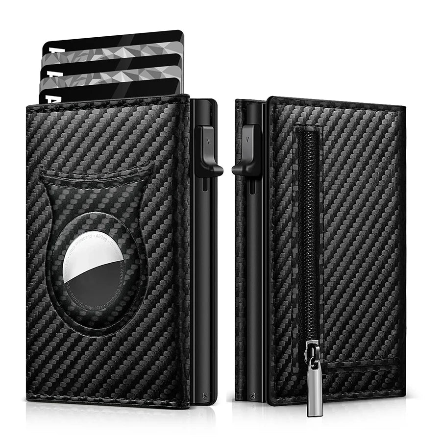 Carbon Fiber AirTag Wallet