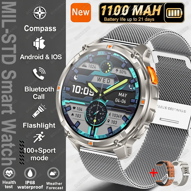 T-Rex 3 Ultra GPS Smart Watch for Men – Waterproof Sports Tracker