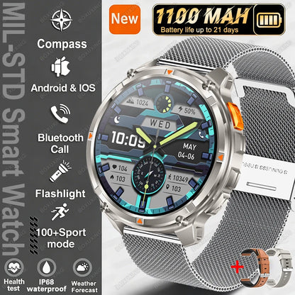 T-Rex 3 Ultra GPS Smart Watch for Men – Waterproof Sports Tracker