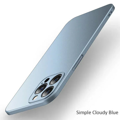 iPhone 17/16/15/14 Pro Max Slim Matte Shockproof Case Cover