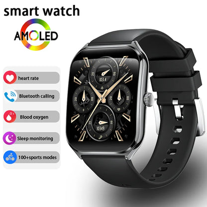 Ultra-Thin AMOLED Smart Watch – 1.96" HD Display & Bluetooth Calling