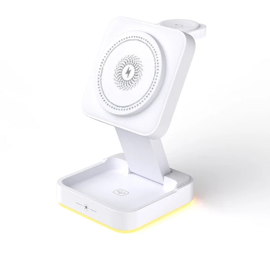 3-in-1 Foldable Wireless Charging Station for iPhone, Apple Watch & AirPods