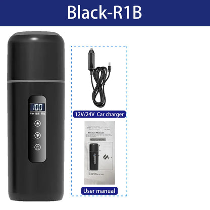 Electric Kettle 12V24V Portable Car Heating Cup 500ml