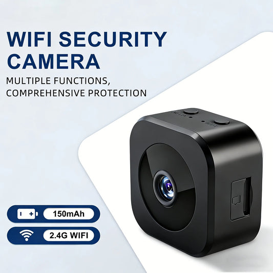 Mini HD WiFi Security Camera – Wireless Indoor Video & Audio Monitor