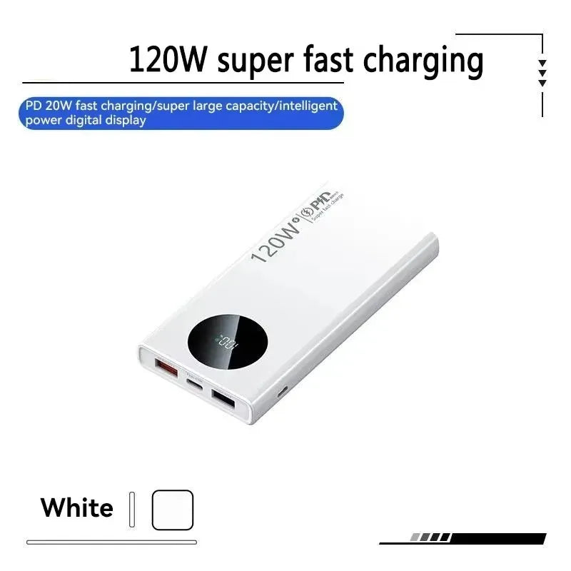 120W 80000mAh Fast Charging Power Bank