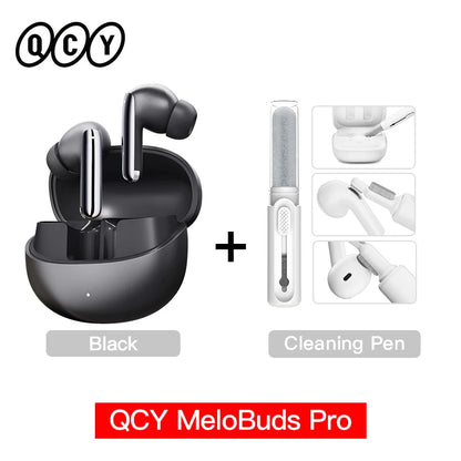QCY MeloBuds Pro ANC Wireless Earbuds – LDAC, 46dB Noise Cancelling