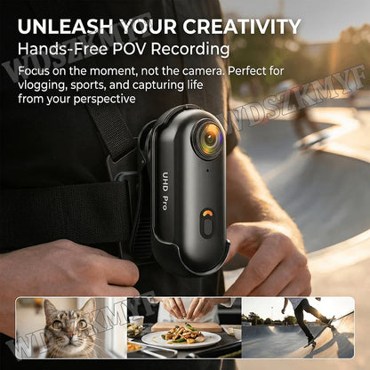 4K HD Mini WiFi Action Camera for Motorcycle, Bike & Body POV Recording