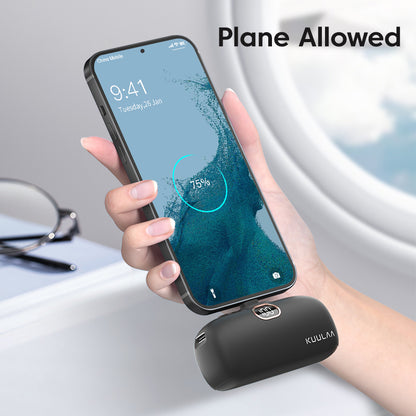 KUULAA 5000mAh Mini Power Bank – Fast Charging Portable Charger