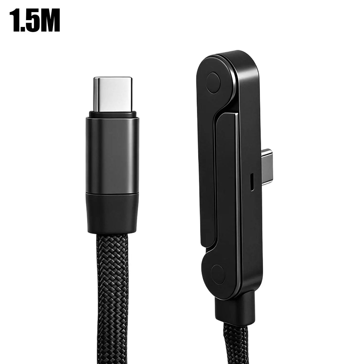 240W Fast Charging Cable with Foldable Stand