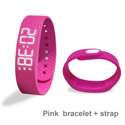 LED Smart Fitness Bracelet – Waterproof Activity Tracker with Pedometer
