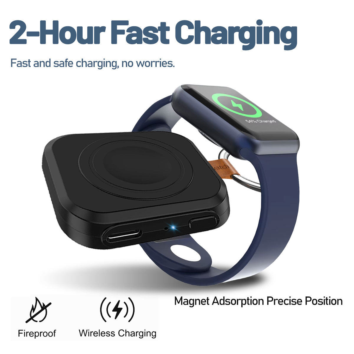 Portable Magnetic Apple Watch Charger