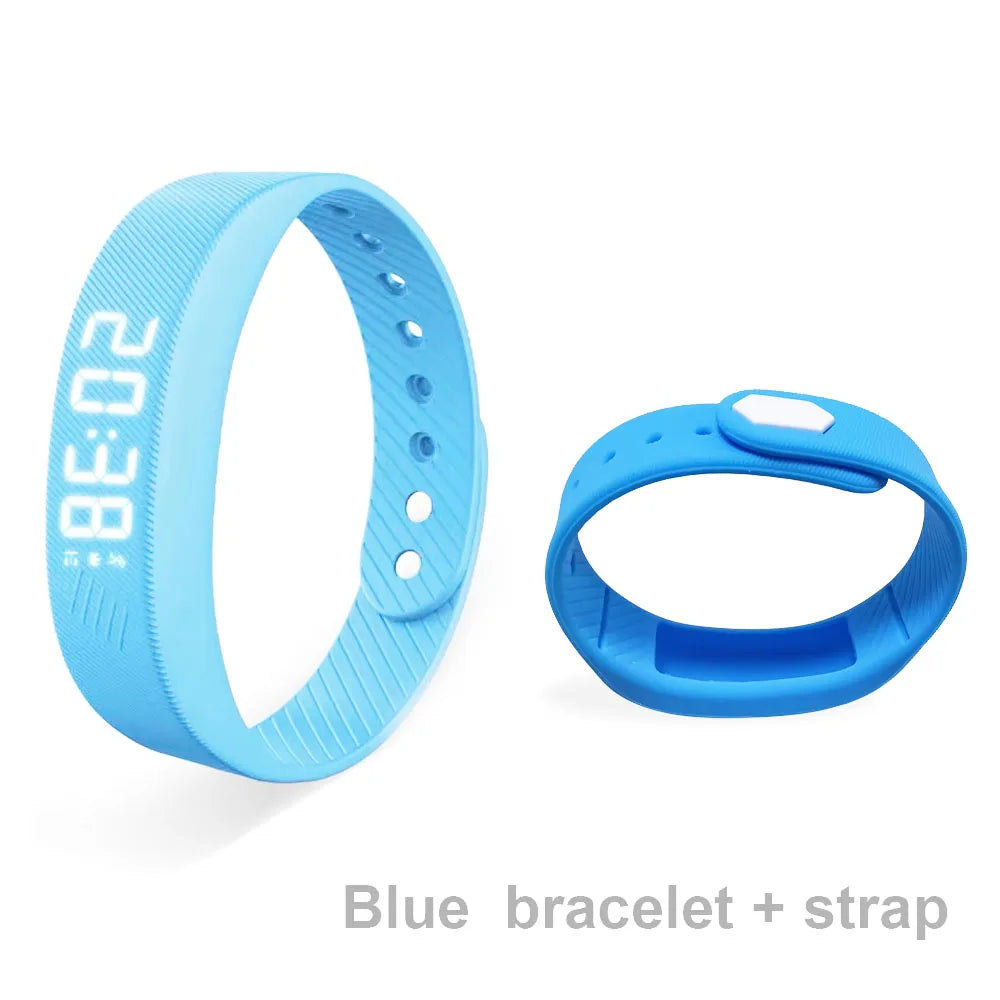 LED Smart Fitness Bracelet – Waterproof Activity Tracker with Pedometer