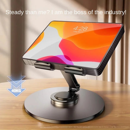 Foldable Adjustable Aluminum Tablet & Phone Holder Stand