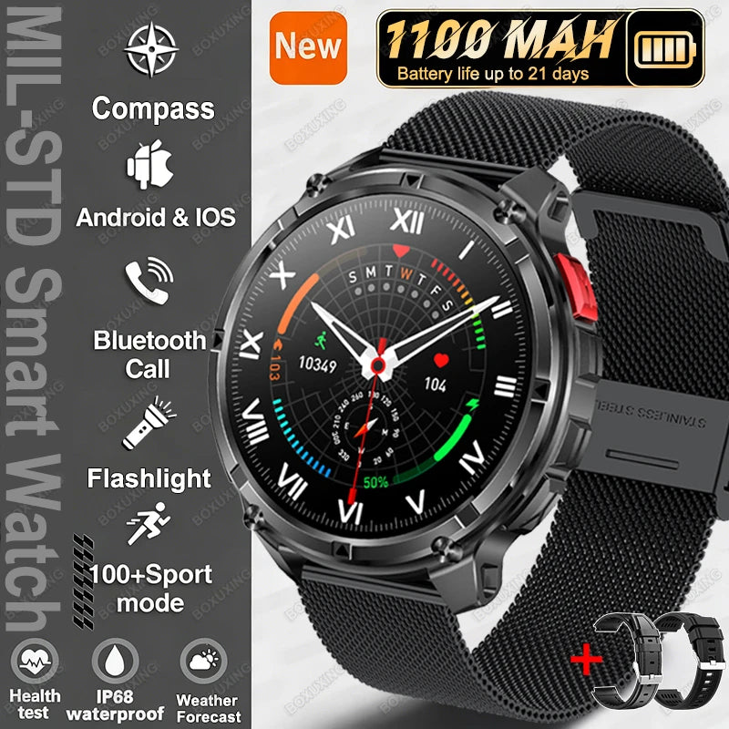 T-Rex 3 Ultra GPS Smart Watch for Men – Waterproof Sports Tracker