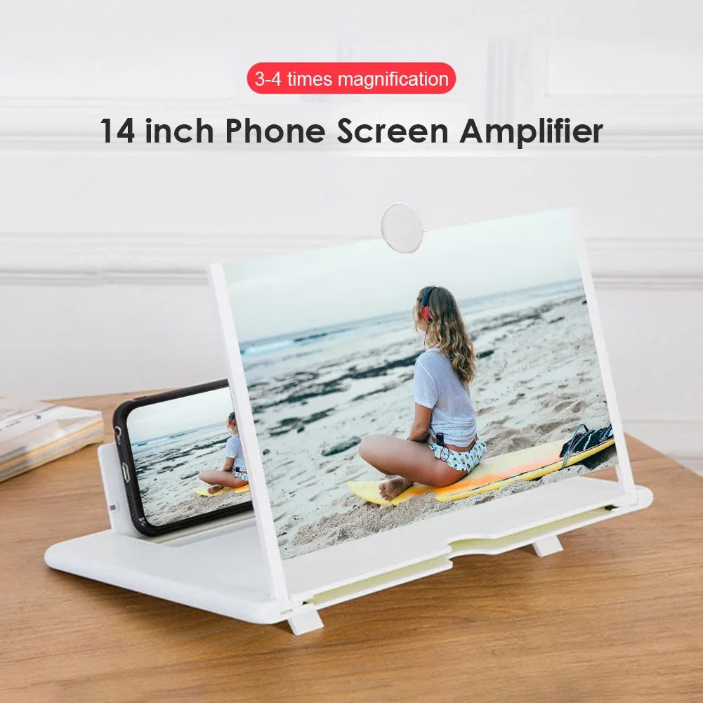 14" 3D HD Foldable Phone Screen Magnifier