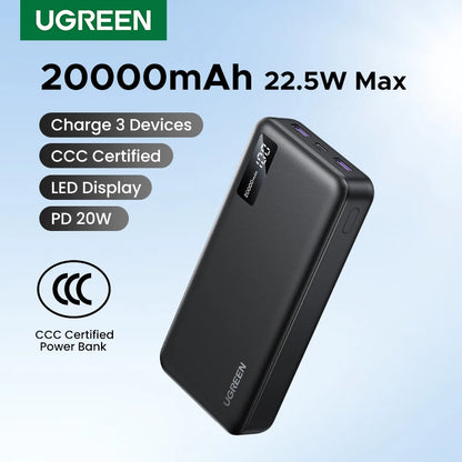 20000mAh PD 20W Fast Charge Power Bank