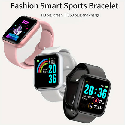D13 Smartwatch – Bluetooth Fitness Tracker with Music & Sleep Monitor