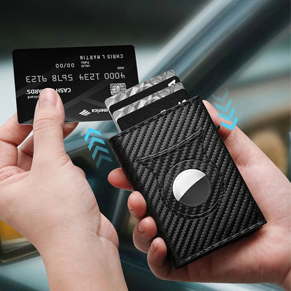Carbon Fiber AirTag Wallet