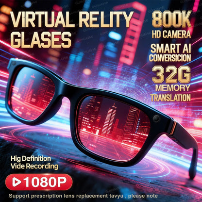 Smart AI Glasses – 1080P HD, ChatGPT & Bluetooth Sunglasses