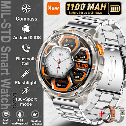 T-Rex 3 Ultra GPS Smart Watch for Men – Waterproof Sports Tracker