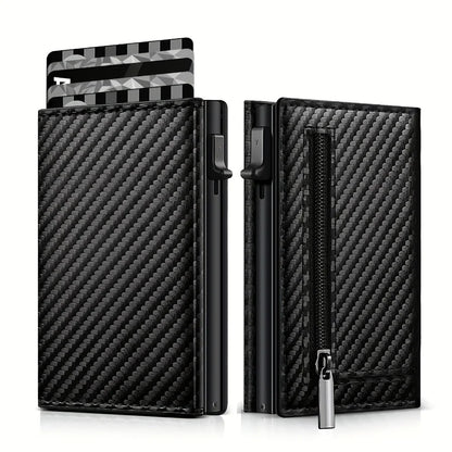Carbon Fiber AirTag Wallet