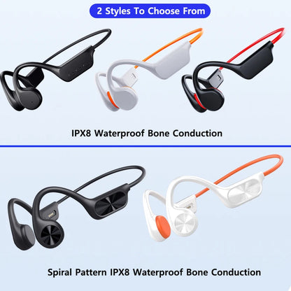 Bone Conduction Headphones – IPX8 Waterproof, 32GB MP3, Bluetooth 5.4