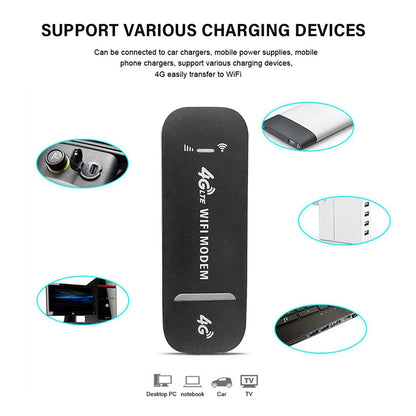 4G LTE USB Mobile WiFi Hotspot 150Mbps