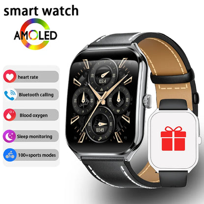 Ultra-Thin AMOLED Smart Watch – 1.96" HD Display & Bluetooth Calling