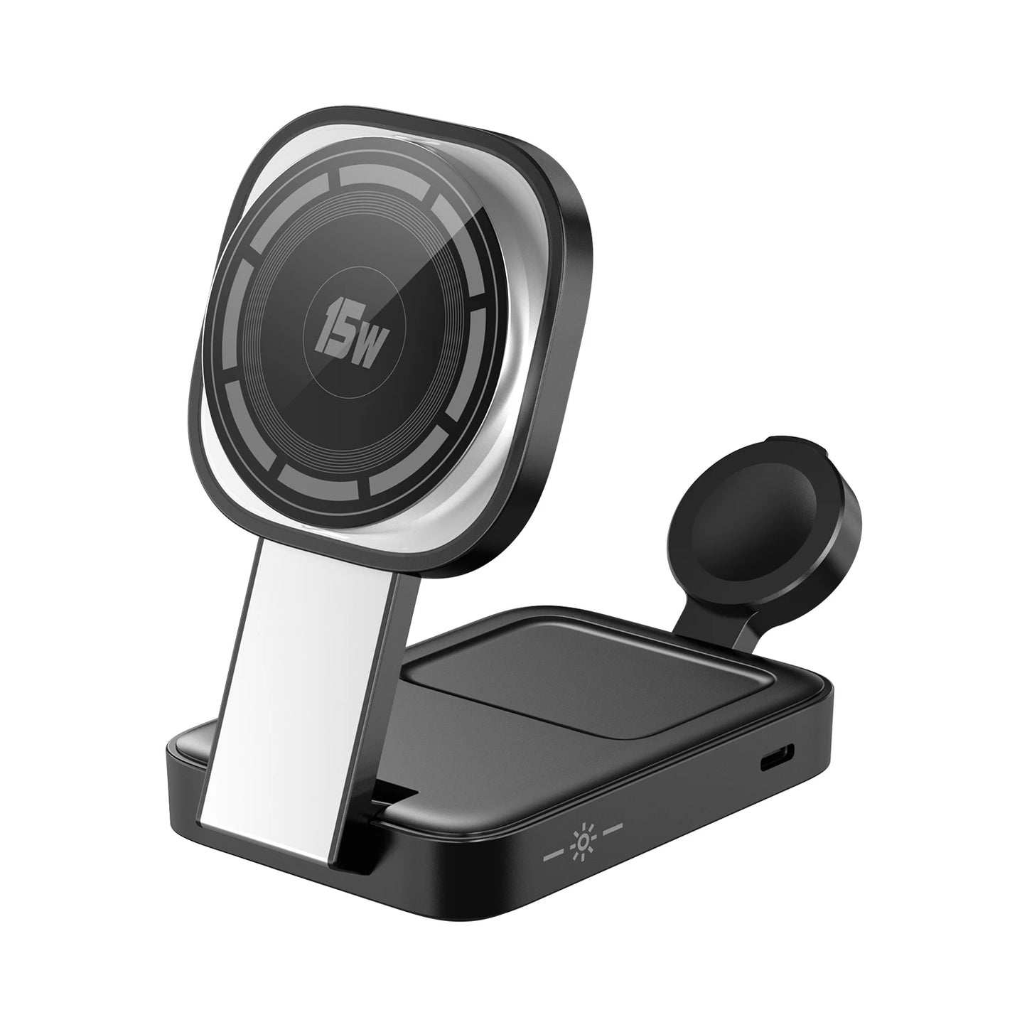 3-in-1 Foldable Wireless Charging Station for iPhone, Apple Watch & AirPods