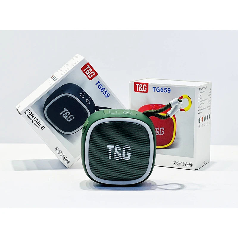 Portable Bluetooth Speaker FM Radio Waterproof Bass Speaker