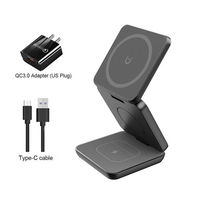 3-in-1 Magnetic Wireless Charging Station