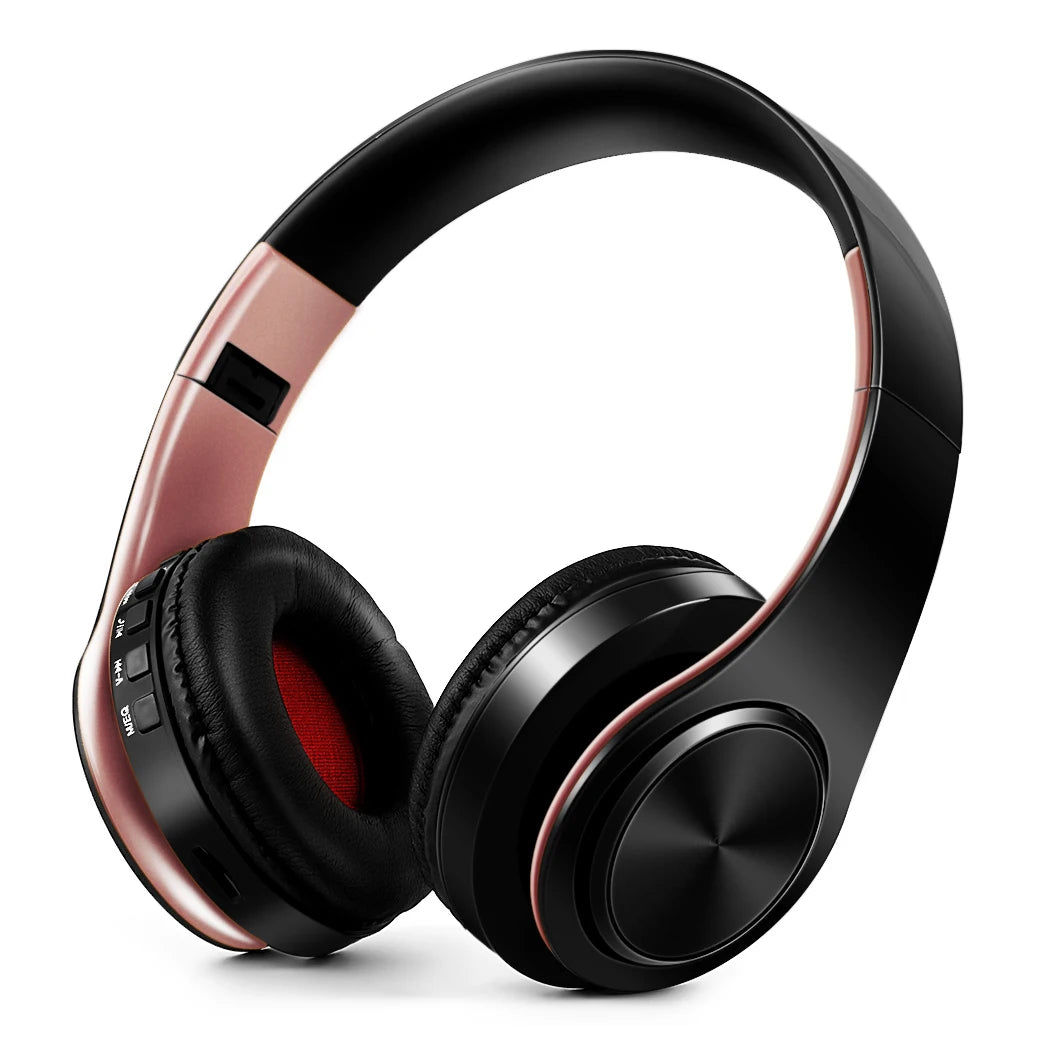 Wireless Bluetooth Headphones with Mic – Stereo Gaming Headset