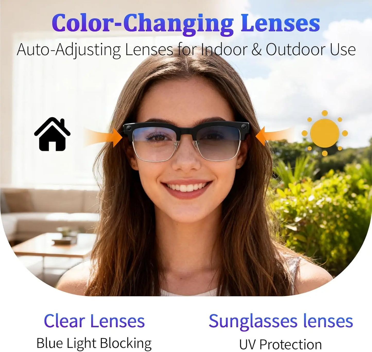 Blackview BV100 AI Smart Glasses