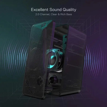 Redragon GS510 Waltz RGB Gaming Speakers