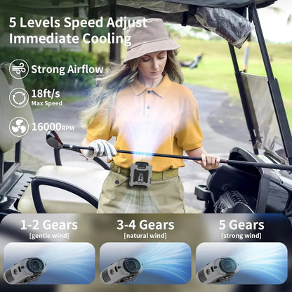 Socoolfan 10-Speed Portable Waist Fan 10000/20000mAh