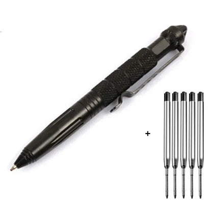 Multifunction Aluminum Alloy Emergency Tool Pen – Outdoor & Camping Utility