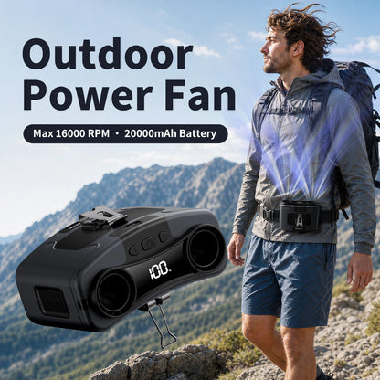 Socoolfan 10-Speed Portable Waist Fan 10000/20000mAh