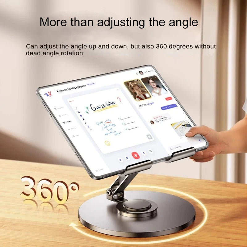 Foldable Adjustable Aluminum Tablet & Phone Holder Stand
