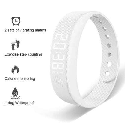 LED Smart Fitness Bracelet – Waterproof Activity Tracker with Pedometer