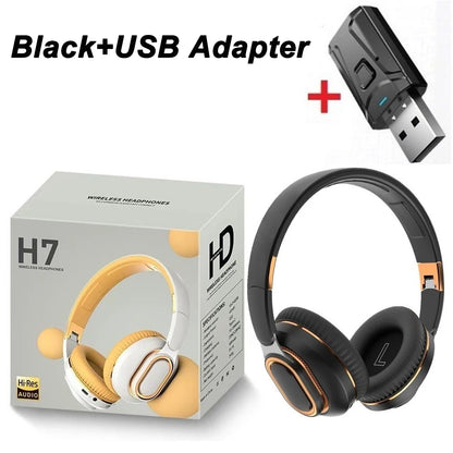 Bluetooth TV Headphones with USB Adapter & Mic