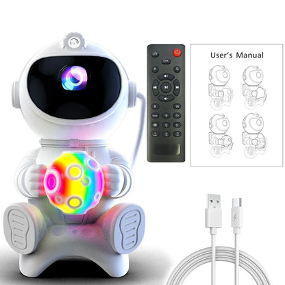 Astronaut LED Star Projector Night Light Bluetooth Speaker Galaxy Starry Sky Lamp
