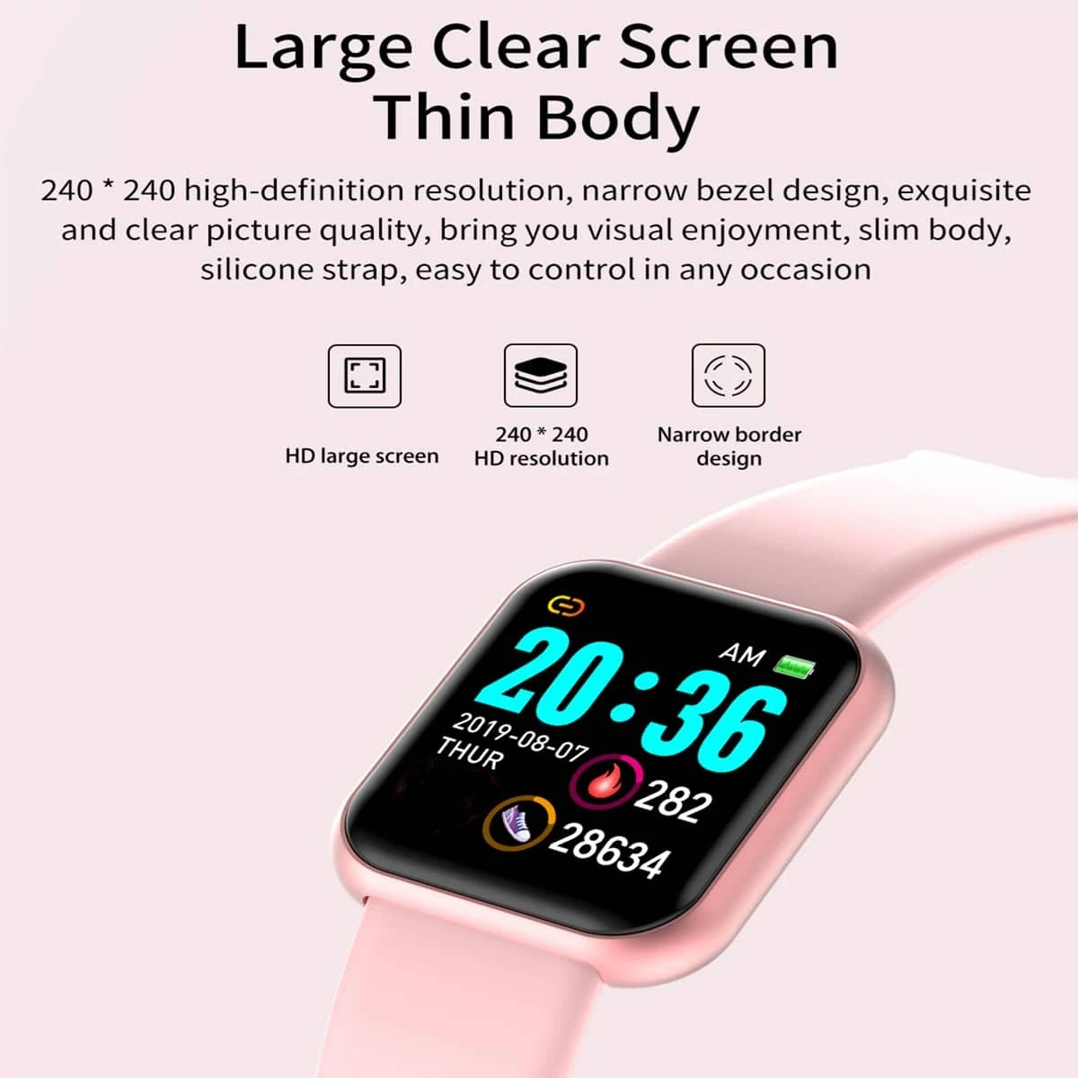D13 Smartwatch – Bluetooth Fitness Tracker with Music & Sleep Monitor