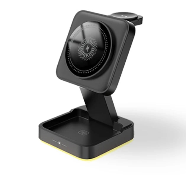 3-in-1 Foldable Wireless Charging Station for iPhone, Apple Watch & AirPods